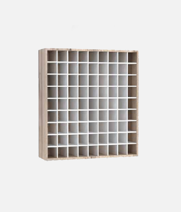 Boubaz - BARBER FURNITURE - TOWEL SHELF AND CABINET (120x30x120)